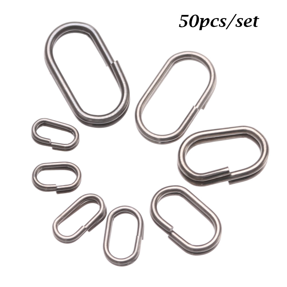 50 PCs/Lot 8/10/13/15/17/19mm  - Fishing Lure Accessories บทวิจารณ์และราคา